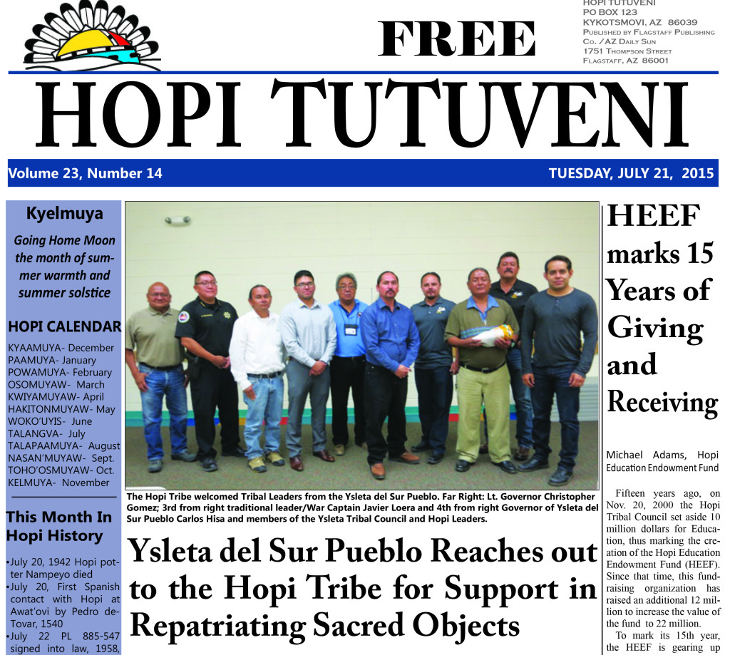 7212015 The Hopi Tribe