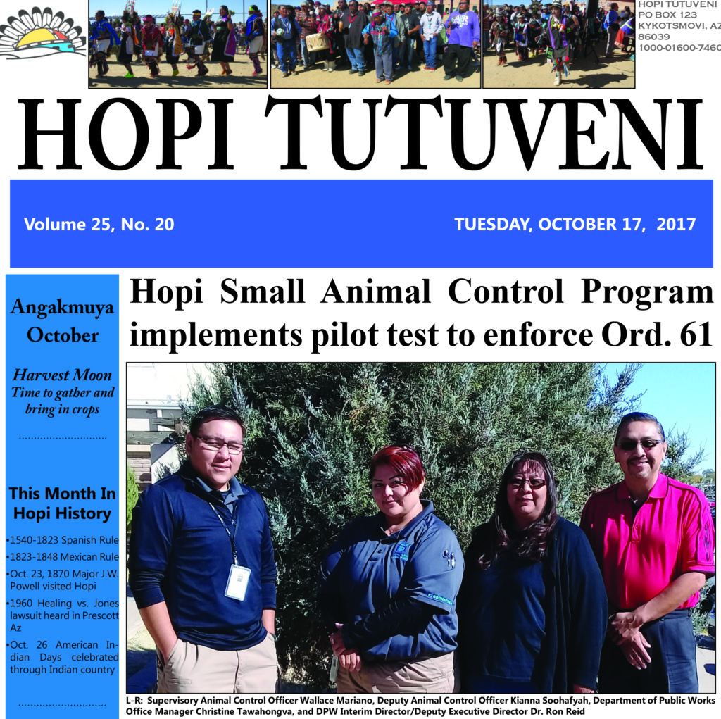 10-17-2017 - The Hopi Tribe.